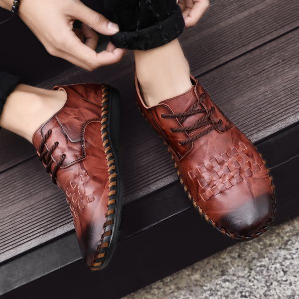 fashion men casual shoes men shoes genuine leather loafers moccasins slip on men's flats male driving plus size 38-48, Black
fashion men casual shoes men shoes genuine leather loafers moccasins slip on men's flats male driving plus size 38-48, Black