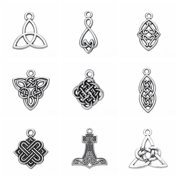 10pcs charms jewelry findings diy accessories nordic viking religion amulet triquetra symbol pendant antique silver plated, Bronze;silver
10pcs charms jewelry findings diy accessories nordic viking religion amulet triquetra symbol pendant antique silver plated, Bronze;silver