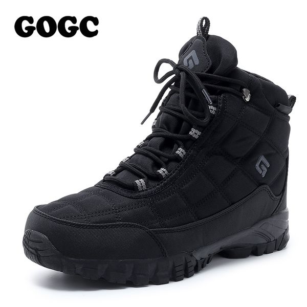 gogc men winter shoes warm winter shoes for men nylon boots with fur warm snow boots men's casual g9909, Black
gogc men winter shoes warm winter shoes for men nylon boots with fur warm snow boots men's casual g9909, Black