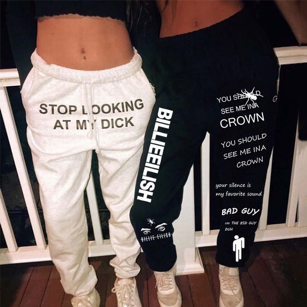 fleece trousers billieeilish letter printed women men jogging pants hip hop streetwear winter sweatpants, Black
fleece trousers billieeilish letter printed women men jogging pants hip hop streetwear winter sweatpants, Black