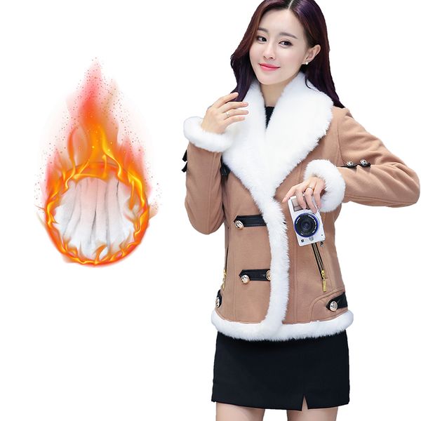lamb fur winter women coats 2019 new autumn short warm jackets corduroy thicken cotton coats slim fashion female parka re2573, Tan;black
lamb fur winter women coats 2019 new autumn short warm jackets corduroy thicken cotton coats slim fashion female parka re2573, Tan;black