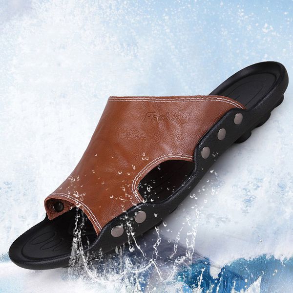 2019 men casual shoes flat slippers mens summer sandals beach shoes leather fashion flip-flops zapatos hombre 38-48, Black
2019 men casual shoes flat slippers mens summer sandals beach shoes leather fashion flip-flops zapatos hombre 38-48, Black
