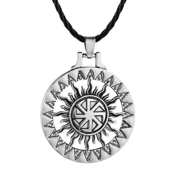 fashion lychee slavic kolovrat sun round geometric pendant necklace gold silver color charm rope chain men necklace
fashion lychee slavic kolovrat sun round geometric pendant necklace gold silver color charm rope chain men necklace