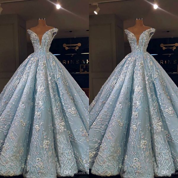 luxury dubai off shoulder prom dresses ball gown lace appliqued v neck evening gowns beaded long formal pageant dress, Black
luxury dubai off shoulder prom dresses ball gown lace appliqued v neck evening gowns beaded long formal pageant dress, Black