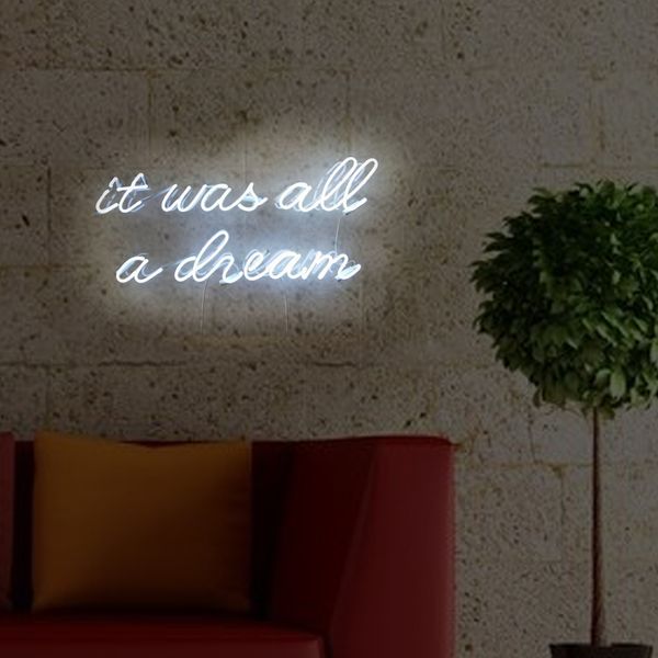 It wa all a dream neon ign real gla beer bar pub party room garage home wall window di play handcraft dimmable neon light 21x9
It wa all a dream neon ign real gla beer bar pub party room garage home wall window di play handcraft dimmable neon light 21x9