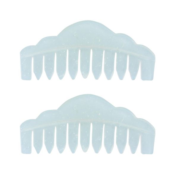 pack of 2 jade comb jade stone head wave design hair comb scalp massager for gua sha massage therapy, Silver
pack of 2 jade comb jade stone head wave design hair comb scalp massager for gua sha massage therapy, Silver