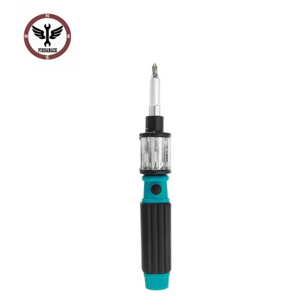 findamaze 6-in-1 multi-function screwdriver set / revolver 360-screw crv magnetic drill repair tool / home hand tool kit cod
findamaze 6-in-1 multi-function screwdriver set / revolver 360-screw crv magnetic drill repair tool / home hand tool kit cod