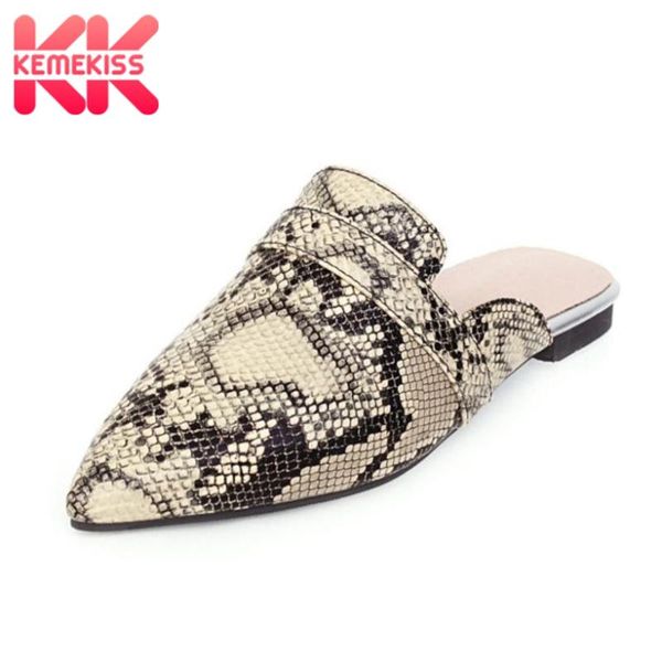 kemekiss women sandals shoes fashion snake leopard print slipper shoes women new design pointed toe footwear size 31-48, Black
kemekiss women sandals shoes fashion snake leopard print slipper shoes women new design pointed toe footwear size 31-48, Black