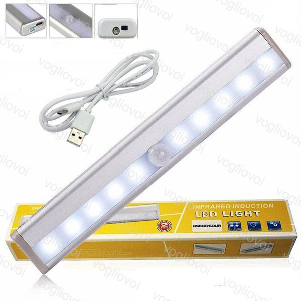 motion sensor led light night lights 10led rechargeable aluminium pc 6500k 3200k for bathroom corridor wardrobe bedroom living studyroom dhl
motion sensor led light night lights 10led rechargeable aluminium pc 6500k 3200k for bathroom corridor wardrobe bedroom living studyroom dhl
