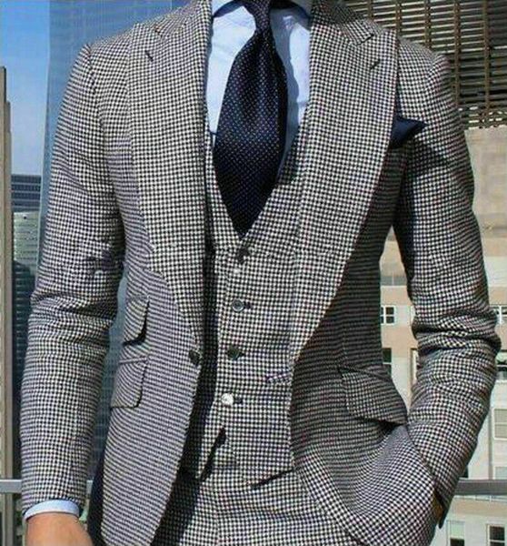 mens suit herringbone wool suits 3 piece tweed blend vintage peaky blinder custom made groom wear jacket pants vest, Black;gray
mens suit herringbone wool suits 3 piece tweed blend vintage peaky blinder custom made groom wear jacket pants vest, Black;gray