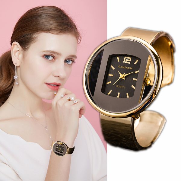 women watches 2019 bracelet watch silver black dial women's watch quartz clock zegarki, Slivery;brown
women watches 2019 bracelet watch silver black dial women's watch quartz clock zegarki, Slivery;brown