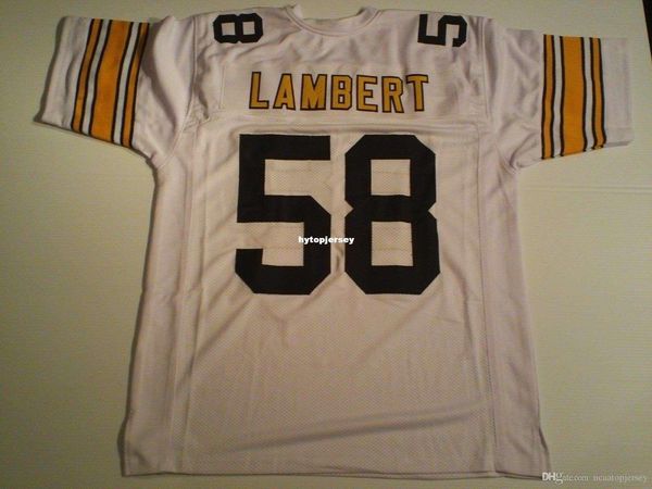 retro custom sewn stitched #58 jack lambert white mitchell & ness jersey high-end men's football jerseys college ncaa, Black;red 
retro custom sewn stitched #58 jack lambert white mitchell & ness jersey high-end men's football jerseys college ncaa, Black;red