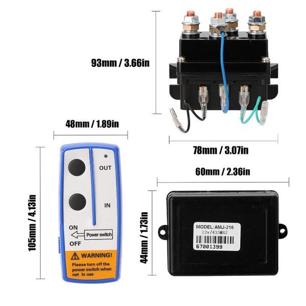 dc12v universal 400a winch solenoid relay electric winch set remote control distance is 50m/164ft max fit for any 12 v
dc12v universal 400a winch solenoid relay electric winch set remote control distance is 50m/164ft max fit for any 12 v