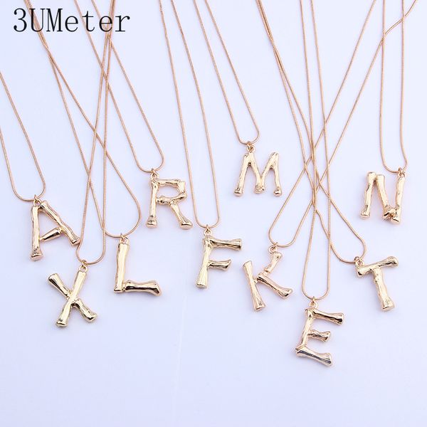 lateefah gold gehamerd metalen bamboe 26 brief alfabet a-z minimalistische initial hanger ketting mode gift drop shipping, Silver
lateefah gold gehamerd metalen bamboe 26 brief alfabet a-z minimalistische initial hanger ketting mode gift drop shipping, Silver