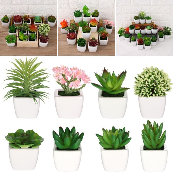 1pc mini cute bonsai potted green plants artificial plants with pot simulation succulents table decoration home office decor
1pc mini cute bonsai potted green plants artificial plants with pot simulation succulents table decoration home office decor
