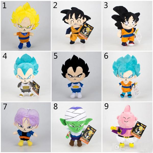 16-20 см Dragon Ball Z Плюшевые игрушки 2019 Новый мультфильм Kuririn Вегета Гоку Гохан Piccolo Beerus
16-20 см Dragon Ball Z Плюшевые игрушки 2019 Новый мультфильм Kuririn Вегета Гоку Гохан Piccolo Beerus