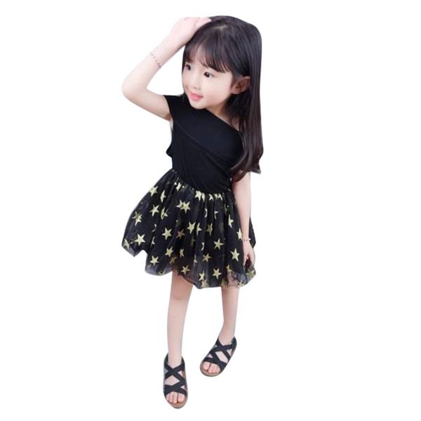 star print kids baby girl dress off shoulder horizontal collar mesh dress toddler girl summer dresses 1-4t, Red;yellow
star print kids baby girl dress off shoulder horizontal collar mesh dress toddler girl summer dresses 1-4t, Red;yellow