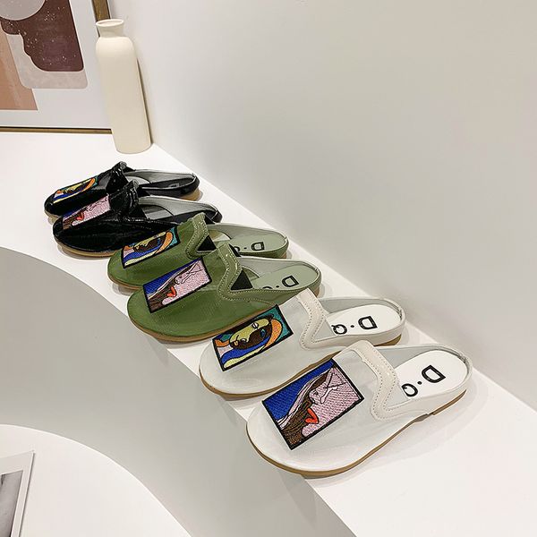 rubber slippers shoes woman 2020 slides slipers women cover toe new summer flat fabric embroider basic pu, Black
rubber slippers shoes woman 2020 slides slipers women cover toe new summer flat fabric embroider basic pu, Black