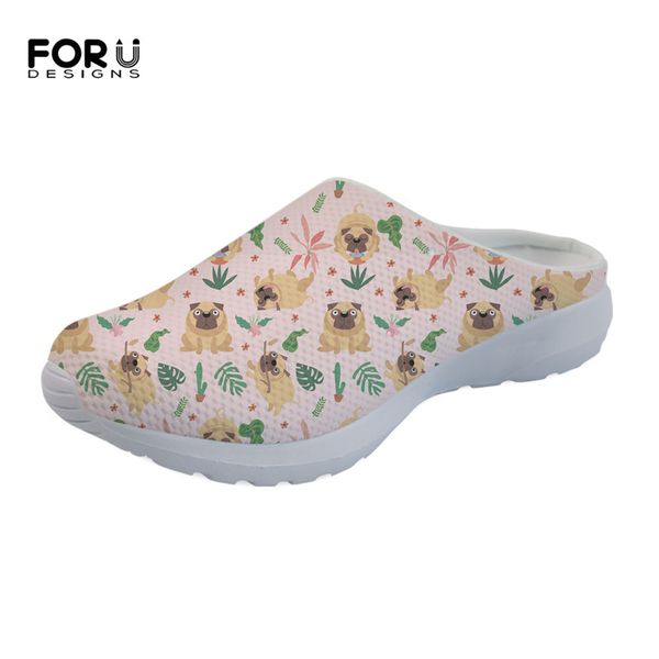 forudesigns 3d tropical pug pattern brand design women's slippers casual comfortable mesh home sandals shoes woman beach water, Black
forudesigns 3d tropical pug pattern brand design women's slippers casual comfortable mesh home sandals shoes woman beach water, Black
