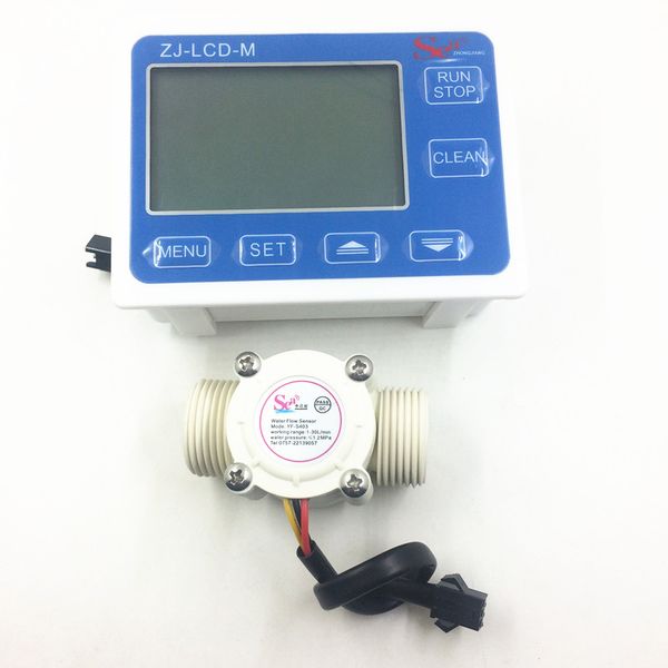 flow meter ssensor water fuel flowmeter counter indicator swimming pool 1-30l/min g3/4 dn20 + lcd flow controller
flow meter ssensor water fuel flowmeter counter indicator swimming pool 1-30l/min g3/4 dn20 + lcd flow controller