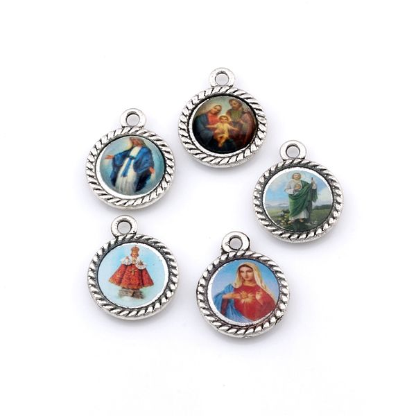 single side round jesus christ icon alloy charms pendants 150pcs/lot fashion religion jewelry diy fit bracelet necklace 12.5x15.5mm a-575, Bronze;silver
single side round jesus christ icon alloy charms pendants 150pcs/lot fashion religion jewelry diy fit bracelet necklace 12.5x15.5mm a-575, Bronze;silver