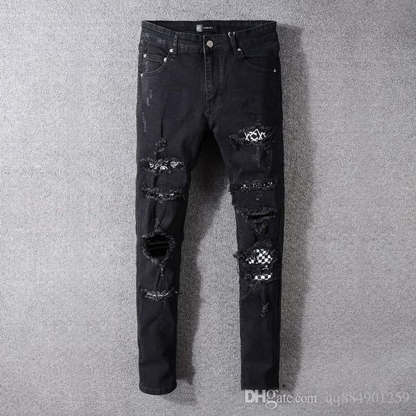 2019 mens designer tracksuits brand fashion luxury designer men s clothing luxury designer mens jeans slim fit motorcycle men jogging pants, Blue
2019 mens designer tracksuits brand fashion luxury designer men s clothing luxury designer mens jeans slim fit motorcycle men jogging pants, Blue