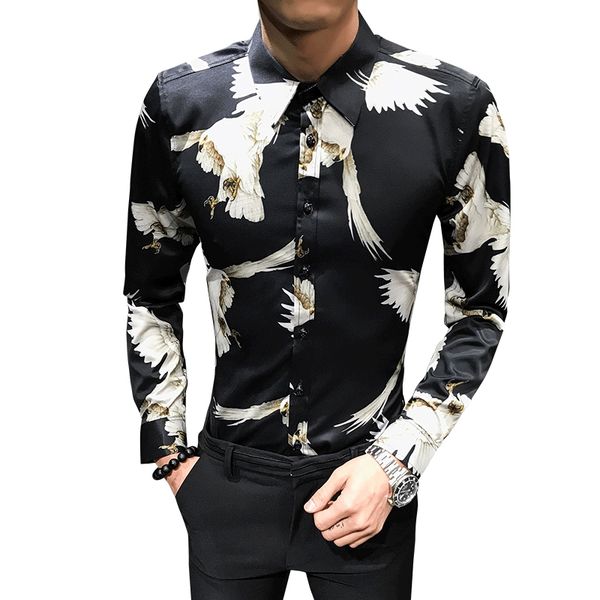 brand men shirt floral dress shirt long sleeve slim fit camisa masculina casual male hawaiian turn-down collar shirts, White;black
brand men shirt floral dress shirt long sleeve slim fit camisa masculina casual male hawaiian turn-down collar shirts, White;black