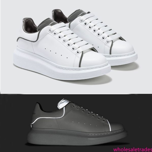 luxury designer shoes white sneakers platform shoes genuine leather trainers reflective white trainers for men women flat casual shoes
luxury designer shoes white sneakers platform shoes genuine leather trainers reflective white trainers for men women flat casual shoes