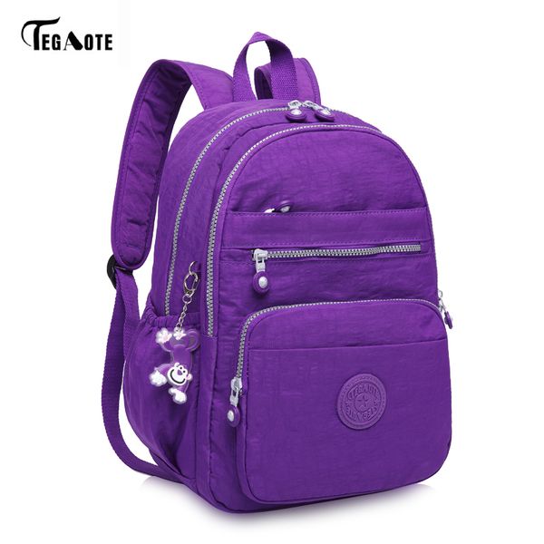 tegaote lapbackpack waterproof girl school backpack casual men women nylon backpacks for school teenager boys children bag