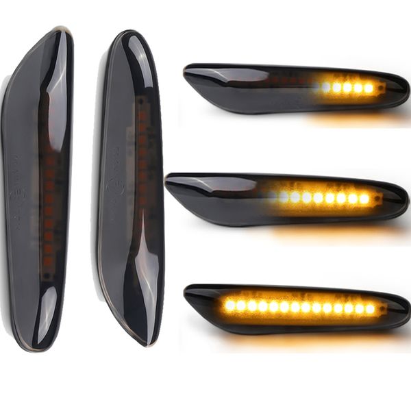 2pcs for e46 led side marker dynamic turn signal light indicator lamp for e46 e90 e82 e83 e84 e91 e92 e93 e60 e61
2pcs for e46 led side marker dynamic turn signal light indicator lamp for e46 e90 e82 e83 e84 e91 e92 e93 e60 e61