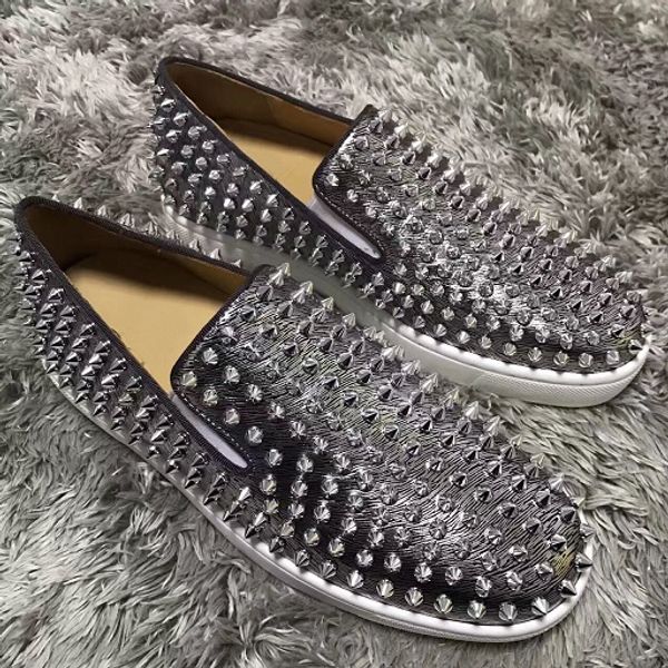 brand name gentleman pik pik loafers flats men's spikes genuine leather with red bottom oxford perfect party wedding dress, Black
brand name gentleman pik pik loafers flats men's spikes genuine leather with red bottom oxford perfect party wedding dress, Black