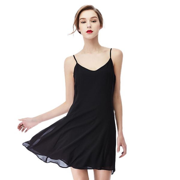 women sling dress solid color sleeveless casual a line wild slim bottoming mini dresses summer women clothing, Black;gray
women sling dress solid color sleeveless casual a line wild slim bottoming mini dresses summer women clothing, Black;gray