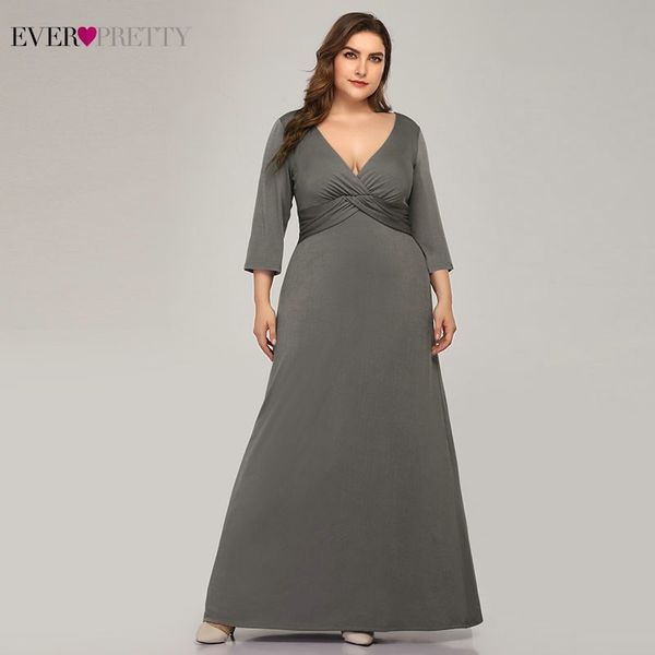 plus size simple grey evening dresses long ever pretty a-line v-neck full sleeve elegant formal dresses vestidos de festa 2019, White;black
plus size simple grey evening dresses long ever pretty a-line v-neck full sleeve elegant formal dresses vestidos de festa 2019, White;black