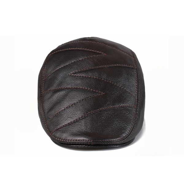 2020 new man woman berets real leather british vintage flat caps gatsby solid brown black spring autumn winter driver hats, Blue;gray
2020 new man woman berets real leather british vintage flat caps gatsby solid brown black spring autumn winter driver hats, Blue;gray