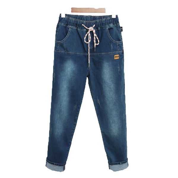women jeans new spring fall elastic waist denim trousers large size loose female washed jeans harem pants plus size 5xl t19, Blue
women jeans new spring fall elastic waist denim trousers large size loose female washed jeans harem pants plus size 5xl t19, Blue