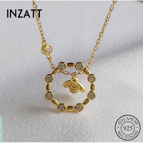 other inzareal 925 sterling silver zircon round bee choker necklace for fashion women party fine jewelry cute accessories
other inzareal 925 sterling silver zircon round bee choker necklace for fashion women party fine jewelry cute accessories