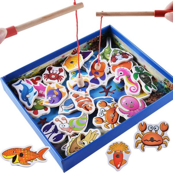 32pcs magnetic fishing game wooden toy child baby birthday gift parent child interaction funny fishing game baby educational toy
32pcs magnetic fishing game wooden toy child baby birthday gift parent child interaction funny fishing game baby educational toy