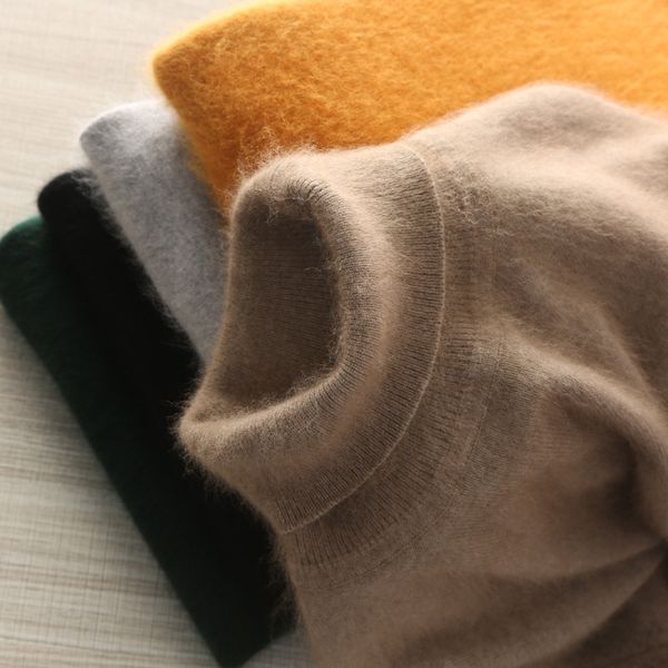 winter thick warm mink cashmere sweater men turtleneck mens sweaters slim fit pullover men classic wool knitwear pull homme, White;black
winter thick warm mink cashmere sweater men turtleneck mens sweaters slim fit pullover men classic wool knitwear pull homme, White;black