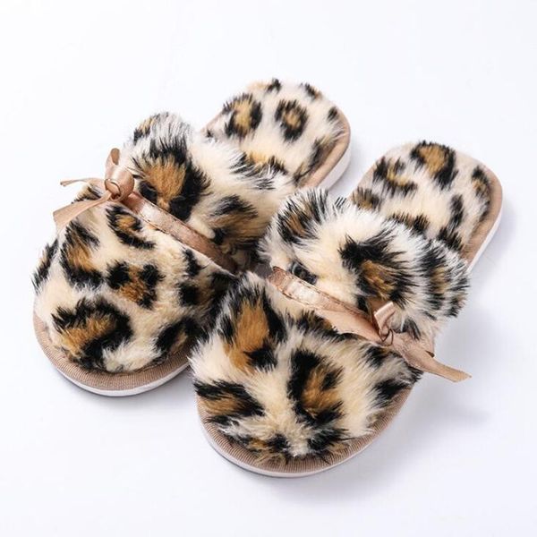 children' girls winter indoor slippers parent-child leopard cotton slippers winter plus velvet home shoes warm girls shoes fur, Black;grey
children' girls winter indoor slippers parent-child leopard cotton slippers winter plus velvet home shoes warm girls shoes fur, Black;grey