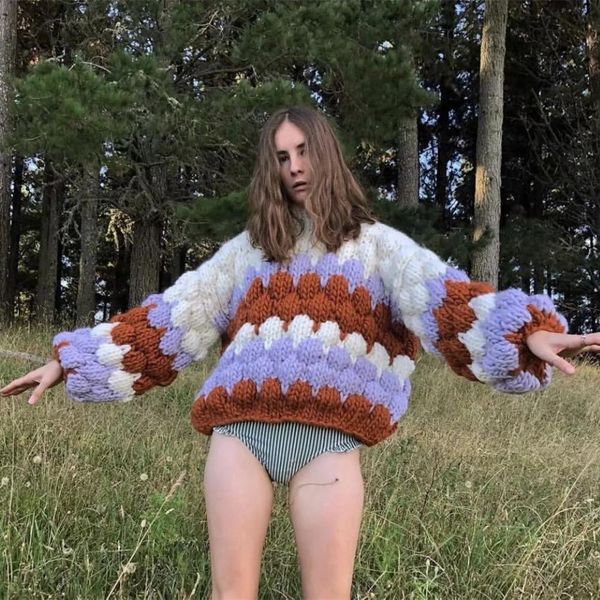 2019 winter vintage o-neck knitted pullovers women high street oversized sweaters ladies streetwear knitwear cws0244-5, White;black
2019 winter vintage o-neck knitted pullovers women high street oversized sweaters ladies streetwear knitwear cws0244-5, White;black