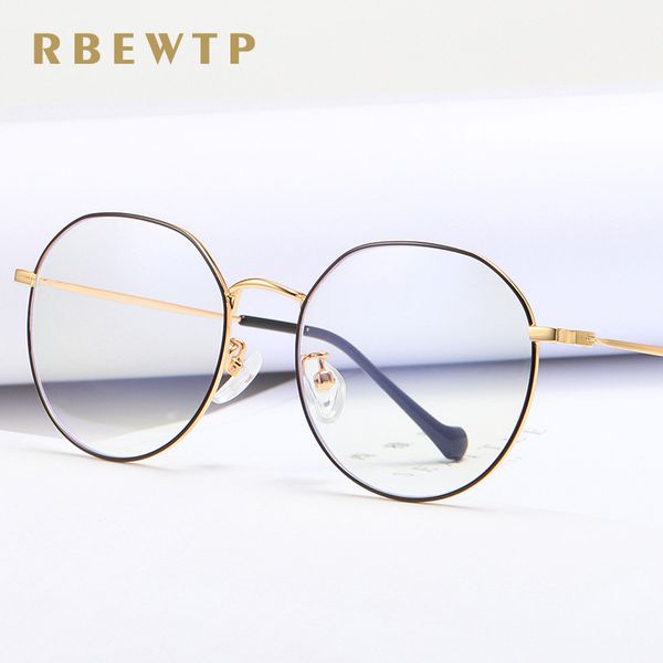 rbewtp round rose gold frame anti blue light blocking glasses led computer reading radiation-resistant glasses gaming eyewear, White;black
rbewtp round rose gold frame anti blue light blocking glasses led computer reading radiation-resistant glasses gaming eyewear, White;black