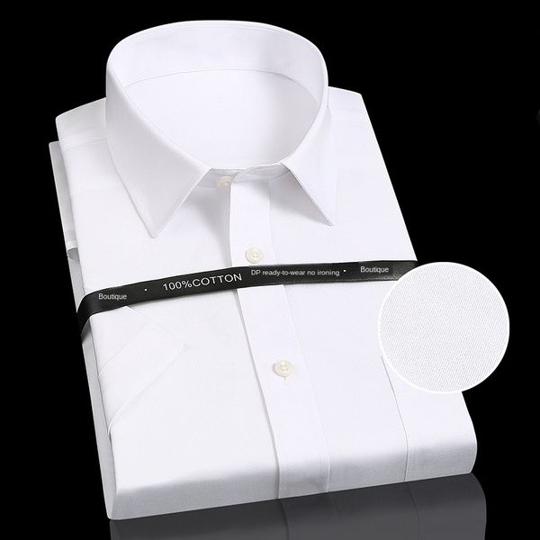 high-grade cotton short-sleeved men's business casual solid color dp ready-to-wear non-green middle-aged white shirt white shirt, White;black
high-grade cotton short-sleeved men's business casual solid color dp ready-to-wear non-green middle-aged white shirt white shirt, White;black