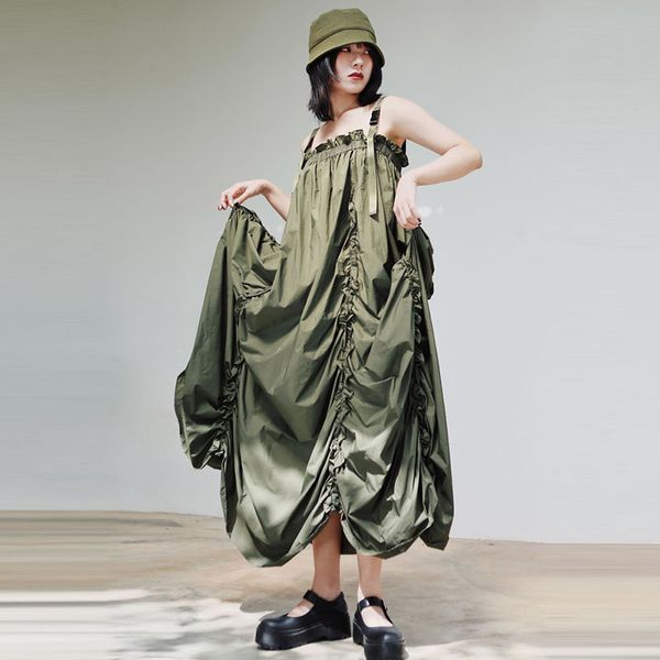 loose pleated strapless dress fashion new women plus size sleeveless small fresh casual backless style loose dress xj4321, Black;gray
loose pleated strapless dress fashion new women plus size sleeveless small fresh casual backless style loose dress xj4321, Black;gray