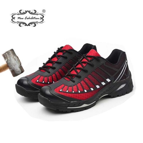 new exhibition mens outdoor steel toe cap work safety shoes casual fashion breathable anti-kick puncture proof army boot sneaker, Black
new exhibition mens outdoor steel toe cap work safety shoes casual fashion breathable anti-kick puncture proof army boot sneaker, Black