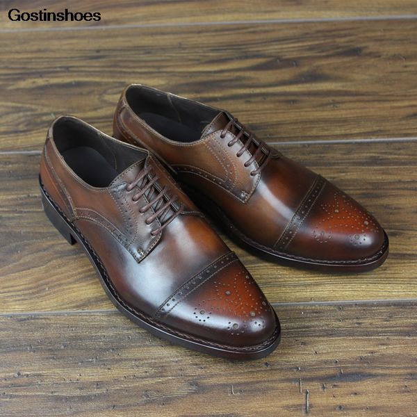 goodyear handmade genuine leather sewing shoes cow leather business low custom-made shoes calfskin sole custom, Black
goodyear handmade genuine leather sewing shoes cow leather business low custom-made shoes calfskin sole custom, Black