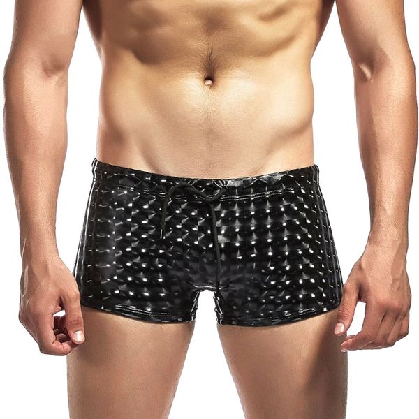 men swimwear pants shining plaid print low waist skinny elastic swimming trunks ys-buy 
men swimwear pants shining plaid print low waist skinny elastic swimming trunks ys-buy