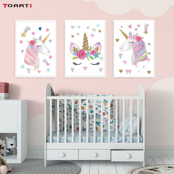 cartoon wall art poster and print pink unicorn stars canvas painting for kids girl nursery bedroom decor modern wall mural chart
cartoon wall art poster and print pink unicorn stars canvas painting for kids girl nursery bedroom decor modern wall mural chart