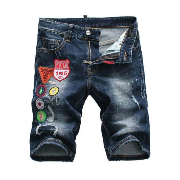 2019 new brand mens jeans for skinny denim shorts dsn27 fashion ripped shorts jeans mens designer jeans, Blue 
2019 new brand mens jeans for skinny denim shorts dsn27 fashion ripped shorts jeans mens designer jeans, Blue