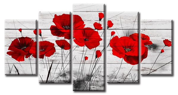 red poppy abstract flowers wall art painting canvas black and white red scenery landscape for living room framed ready to hang
red poppy abstract flowers wall art painting canvas black and white red scenery landscape for living room framed ready to hang