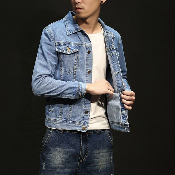 2020 men light blue jacket casual coat teens denim jacket cotton turn-down collar long sleeve denim bomber jackets man size 5xl, Black;brown
2020 men light blue jacket casual coat teens denim jacket cotton turn-down collar long sleeve denim bomber jackets man size 5xl, Black;brown